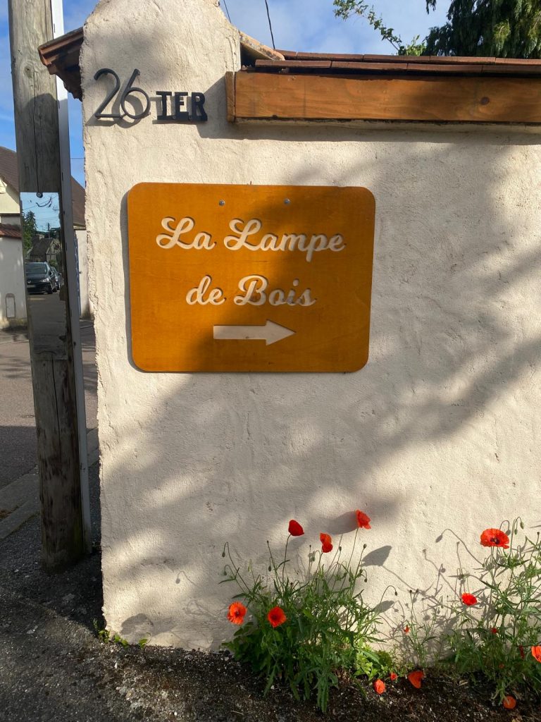 panneau la lampe de bois